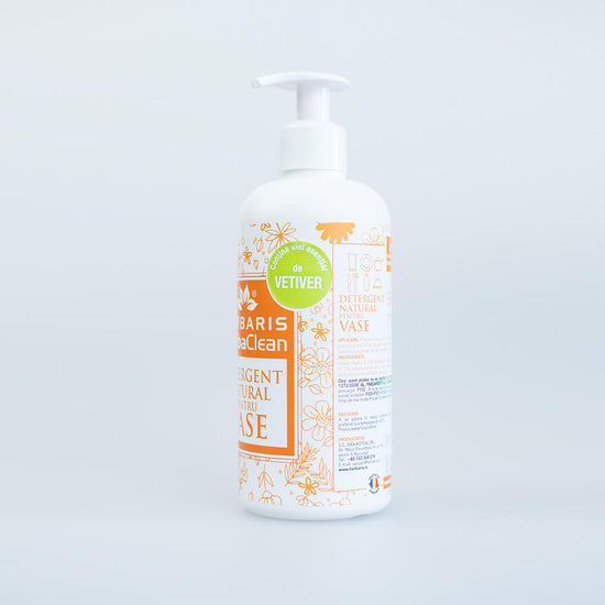 Detergent natural pentru vase cu ulei esential de Vetiver, 500ml image 1