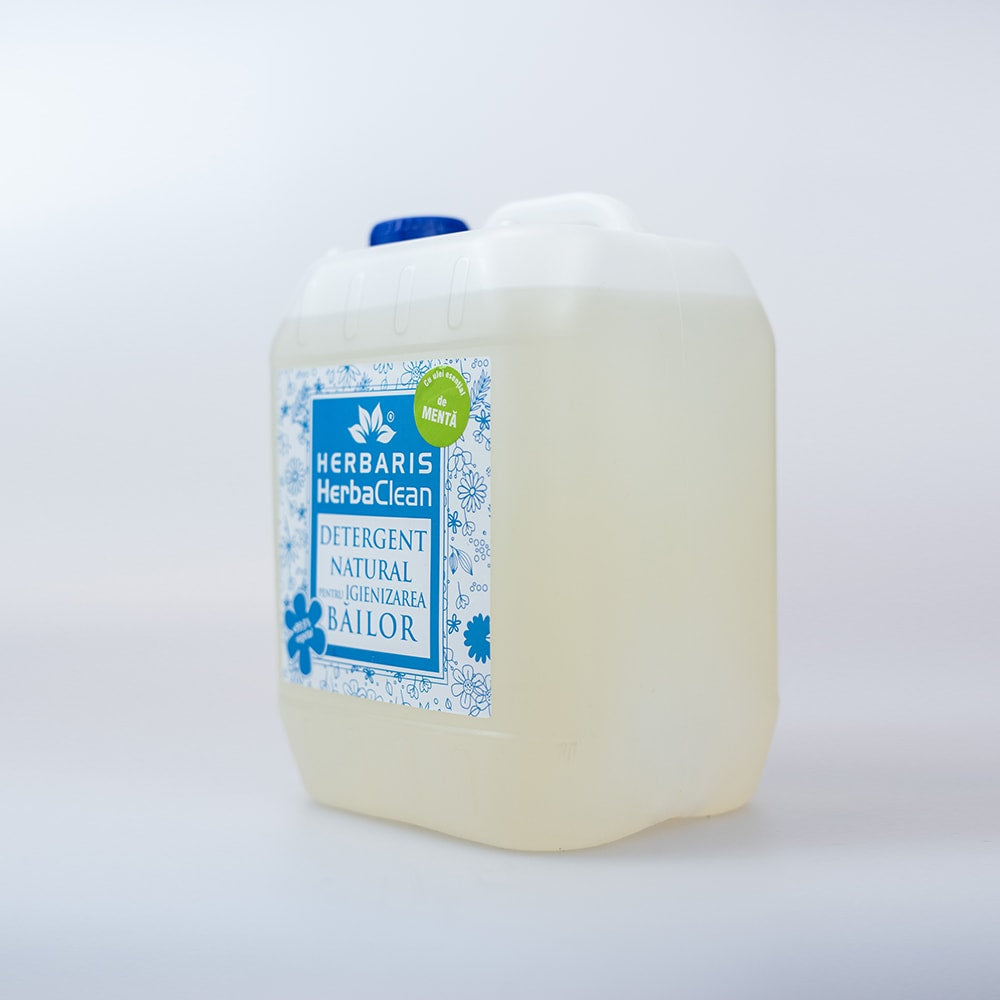 Detergent natural pentru igienizarea băilor cu ulei esential de Mentă, 5L image 1