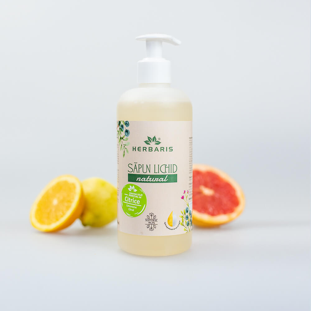 Sapun Natural cu Ulei Esential de Citrice 500ML image 0