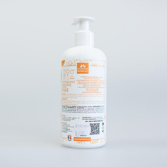 Detergent natural pentru vase cu ulei esential de Vetiver, 500ml image 2