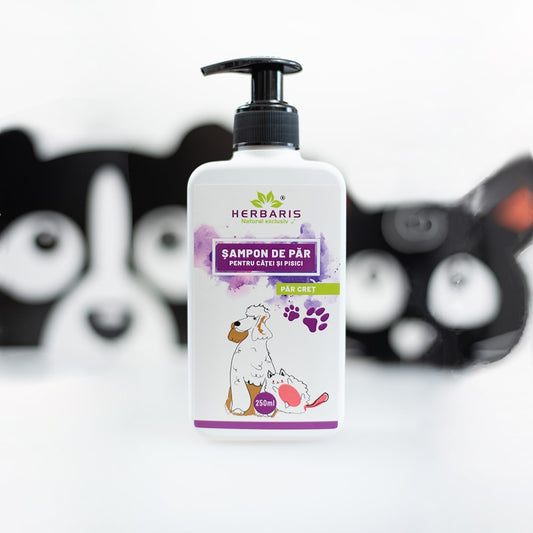 Sampon Natural pentru Animalute cu Par Cret image 0