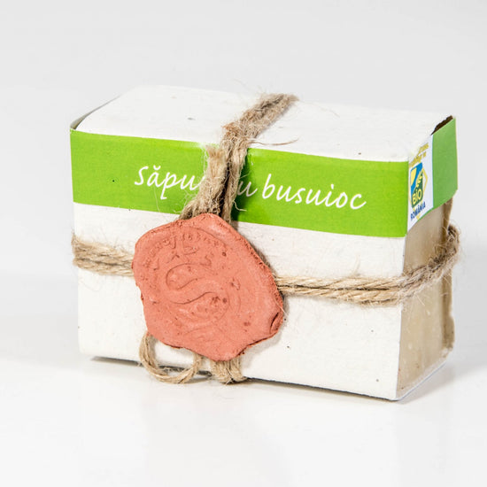 Săpun natural cu busuioc , 110gr(+/- 10gr) image 0