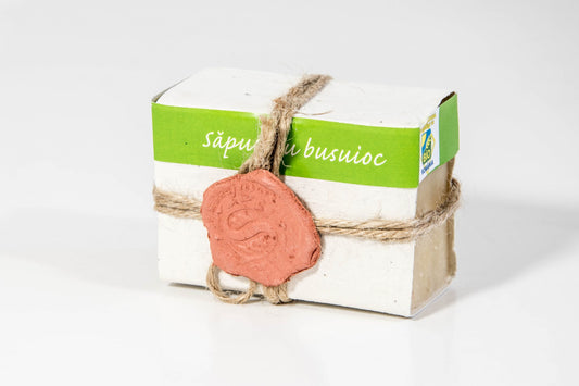 Săpun natural cu busuioc , 110gr(+/- 10gr) image 0