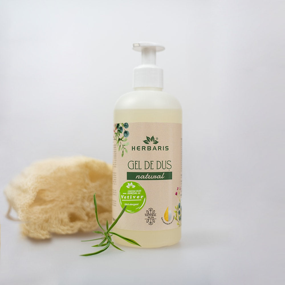 Gel de Dus Natural cu Ulei Esential de Vetiver 500ML image 0