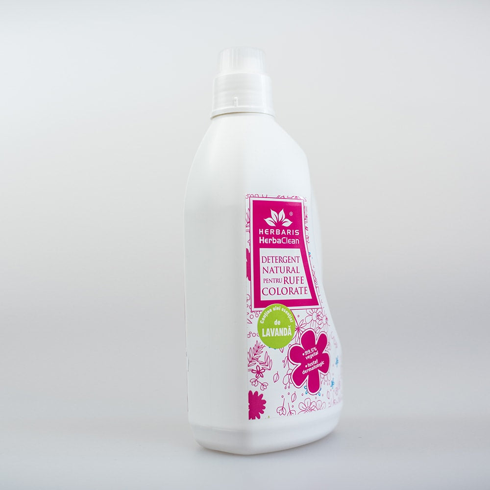 Detergent natural pentru rufe colorate cu ulei esential de Lavandă, 1500ml image 1