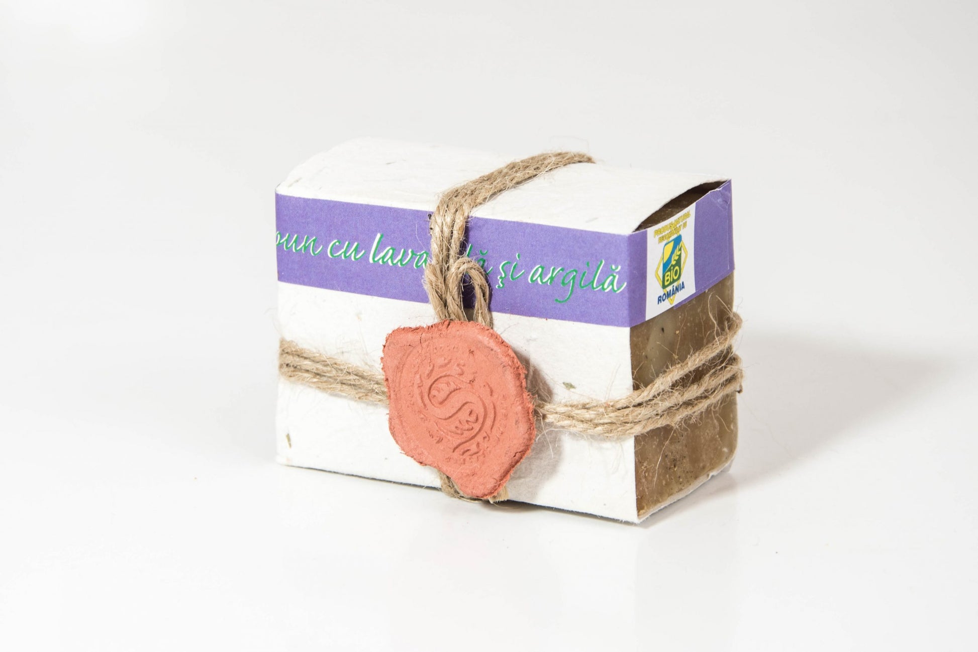 Săpun natural cu argilă si lavanda, 110gr(+/- 10gr) image 0
