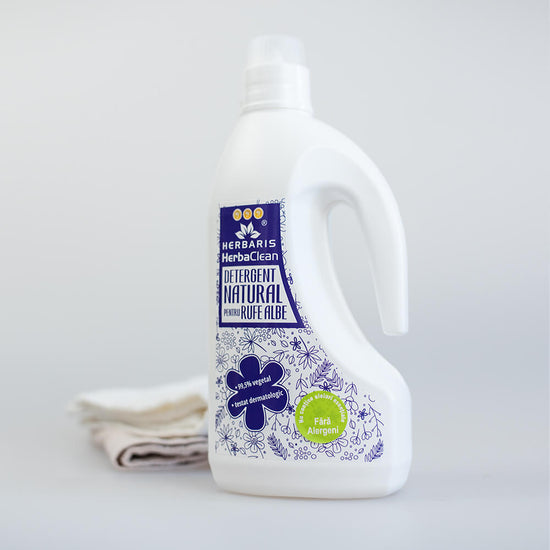 Detergent natural pentru rufe albe inodor, 1500ml image 0