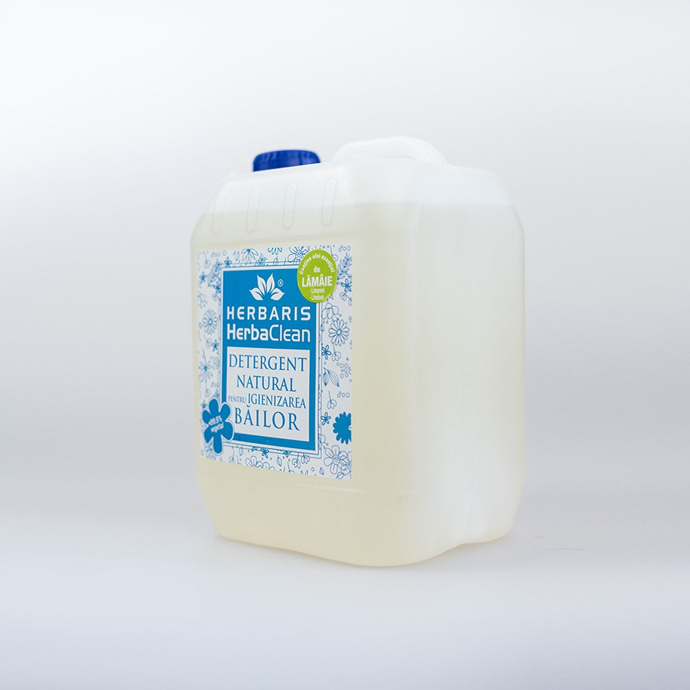 Detergent natural pentru igienizarea băilor cu ulei esential de Lămâie, 5L image 1