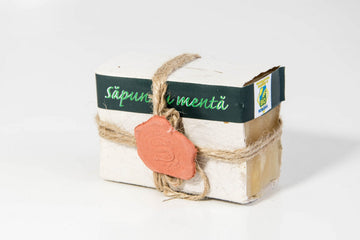 Săpun natural cu mentă, 110gr(+/- 10gr) image 0