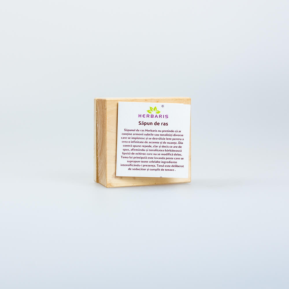 Săpun de ras natural Herbaris, 60gr image 1