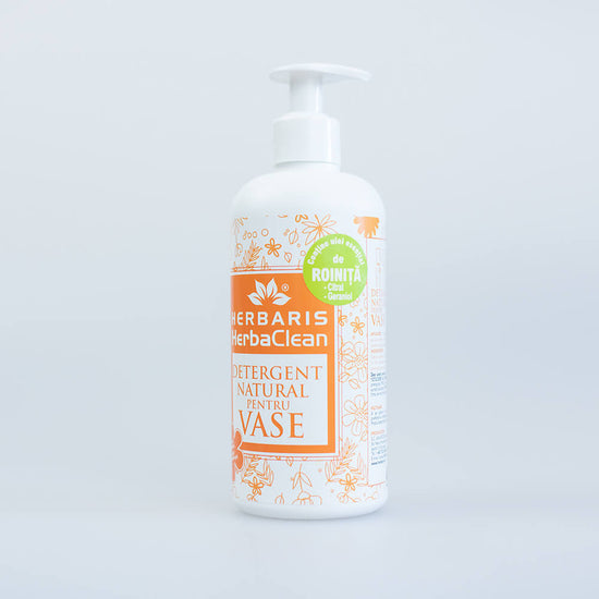 Detergent natural pentru vase cu ulei esential de Roiniță, 500ml image 1