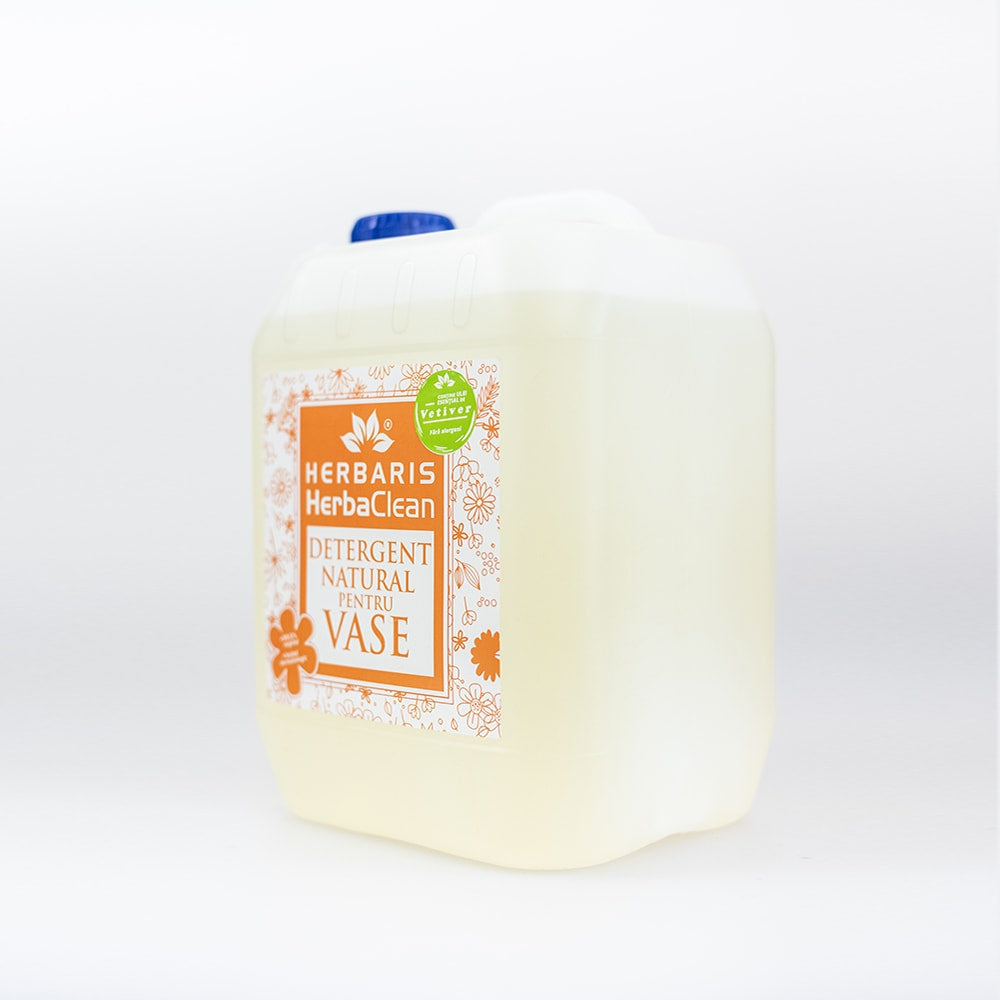 Detergent natural pentru vase cu ulei esential de Vetiver, 5L image 1