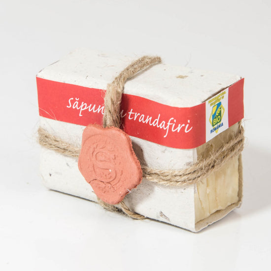 Săpun natural cu trandafiri, 110gr(+/- 10gr) image 0