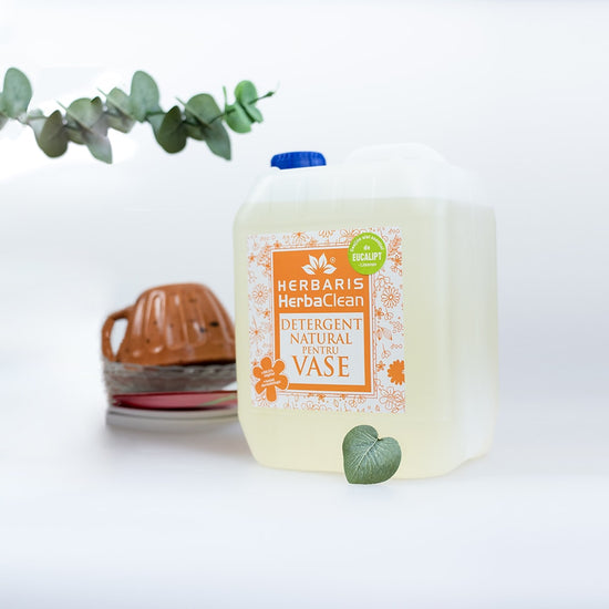 Detergent natural pentru vase cu ulei esential de Eucalipt, 5L image 0