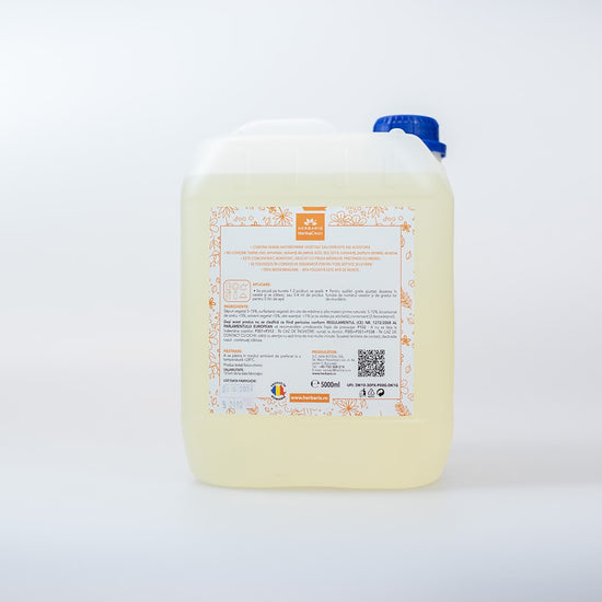 Detergent natural pentru vase cu ulei esential de Mentă, 5L image 2