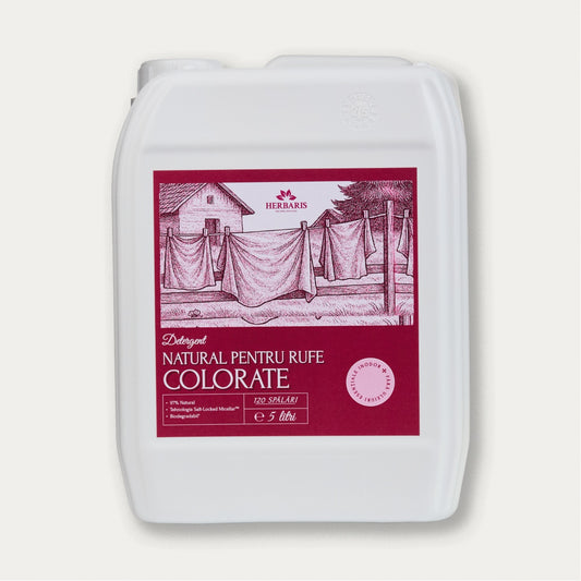 Detergent natural pentru rufe colorate inodor, 5L
