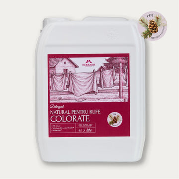 Detergent natural pentru rufe colorate cu ulei esential de Pin, 5L