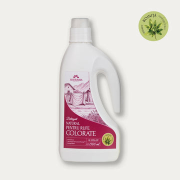 Detergent natural pentru rufe colorate cu ulei esential de Roiniţă, 1500ml