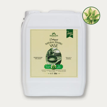 Detergent natural pentru vase cu ulei esential Roiniță, 5L