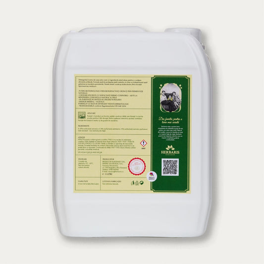 Detergent natural pentru vase cu ulei esential de Vetiver, 5L