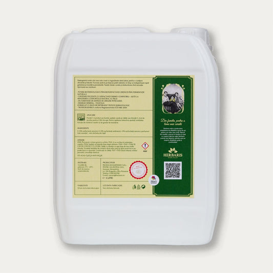 Detergent natural pentru vase cu ulei esential de Eucalipt, 5L