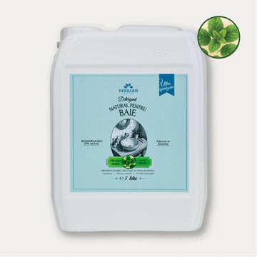 Natural bathroom sanitizing detergent with Peppermint essential oil, 5L