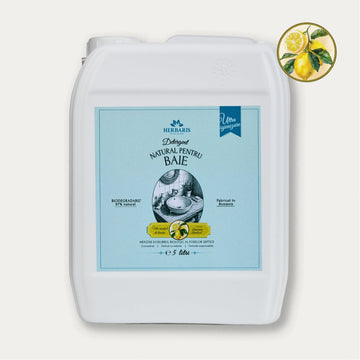Natural bathroom sanitizing detergent with Lemon essential oil, 5L