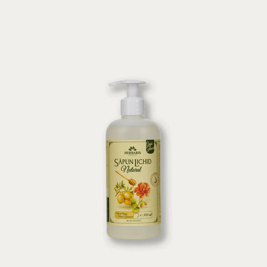 Sapun Natural cu Ulei de Argan, Miere si Ulei Esential de Geraniu 500ML