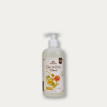 Gel de Dus Natural cu Ulei de Argan, Miere si Ulei Esential de Geraniu 500ML