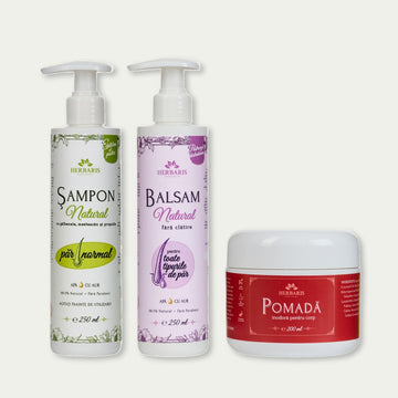 Pachet Șampon, Balsam si Cremă Hidratantă