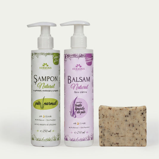 Set Șampon și Balsam+Săpun Natural