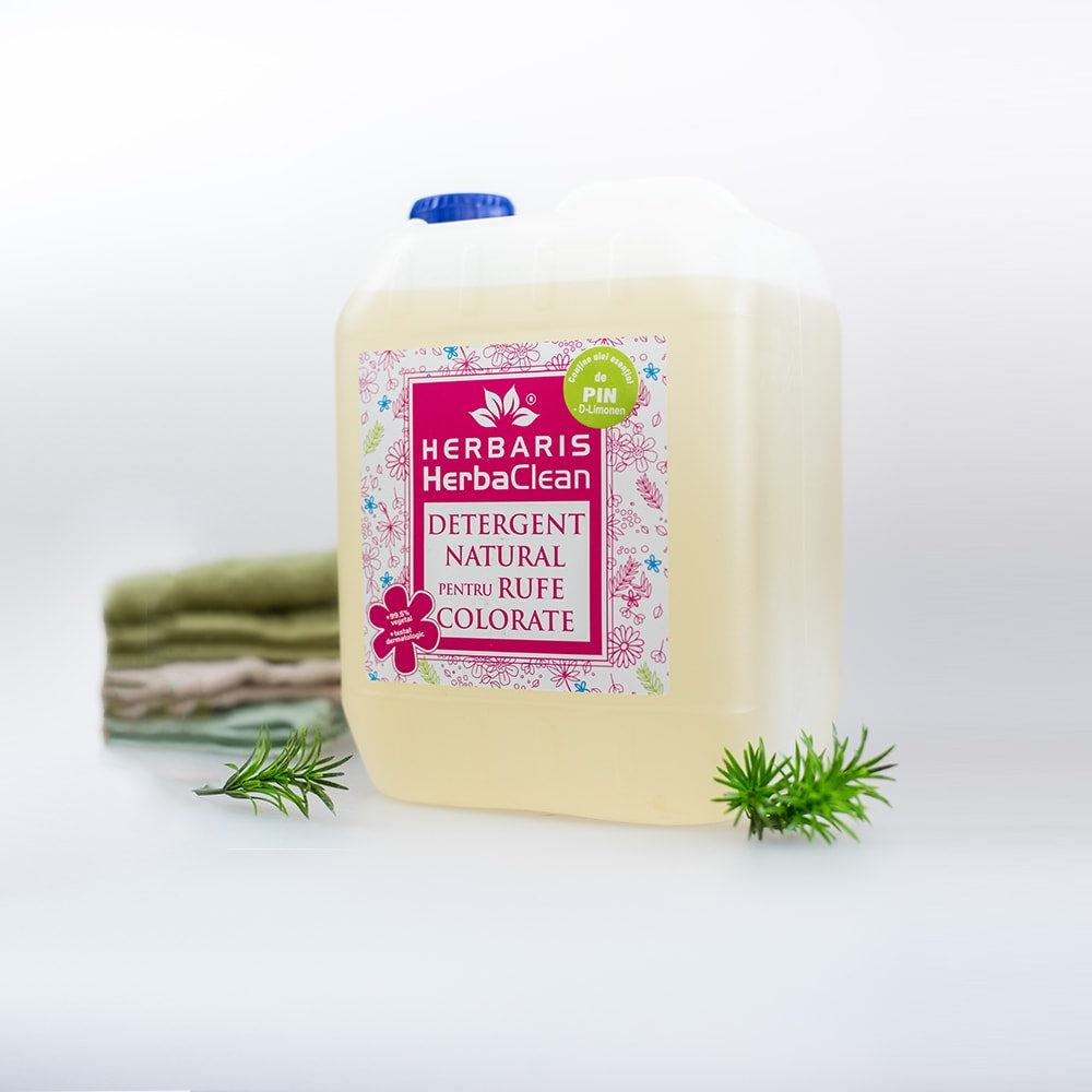 Detergent natural pentru rufe colorate cu ulei esential de Pin, 5L image 0