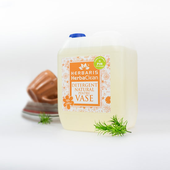 Detergent natural pentru vase cu ulei esential de Pin, 5L image 0