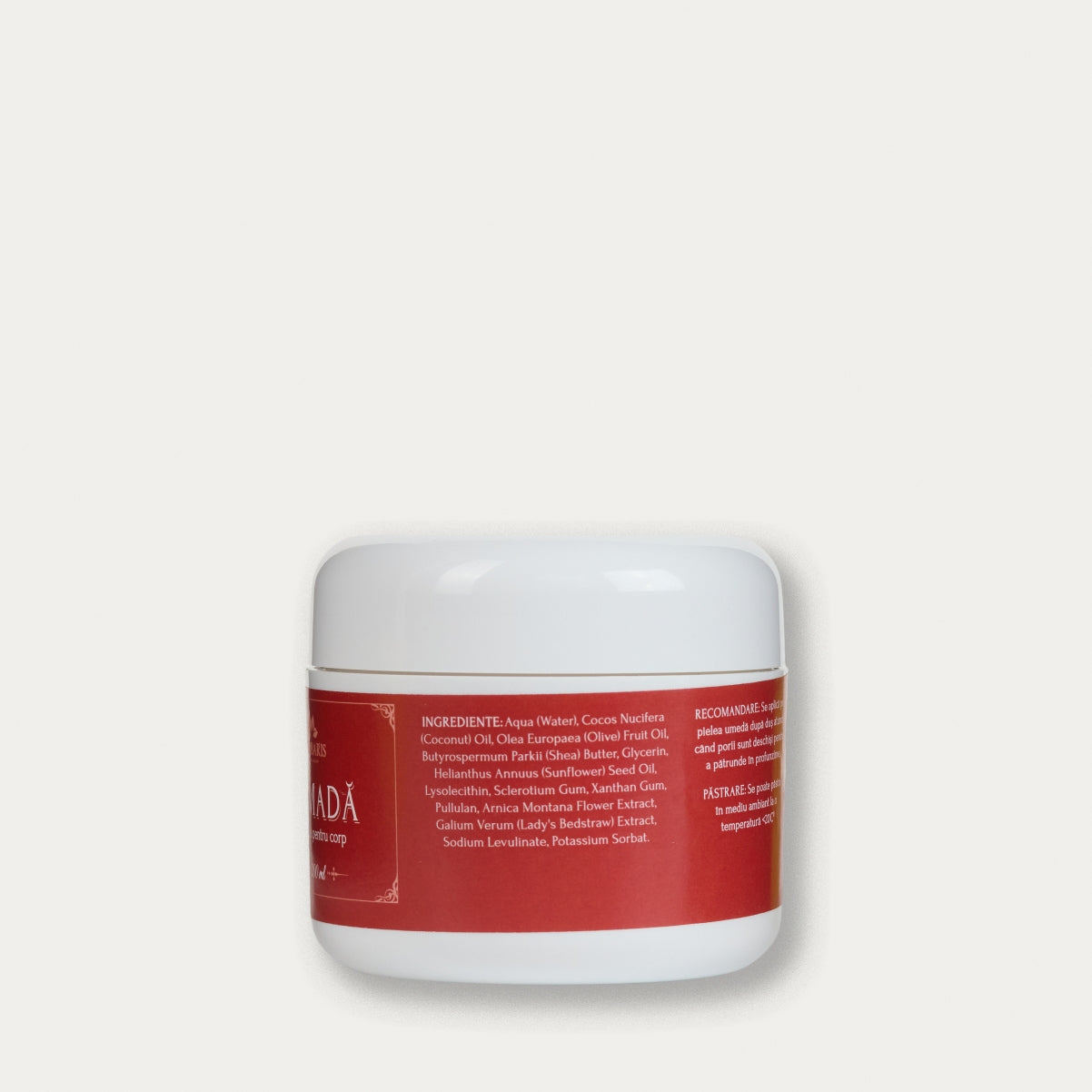 Crema de corp bio organica - hidratantă - fără alergeni (inodoră), 200 ml