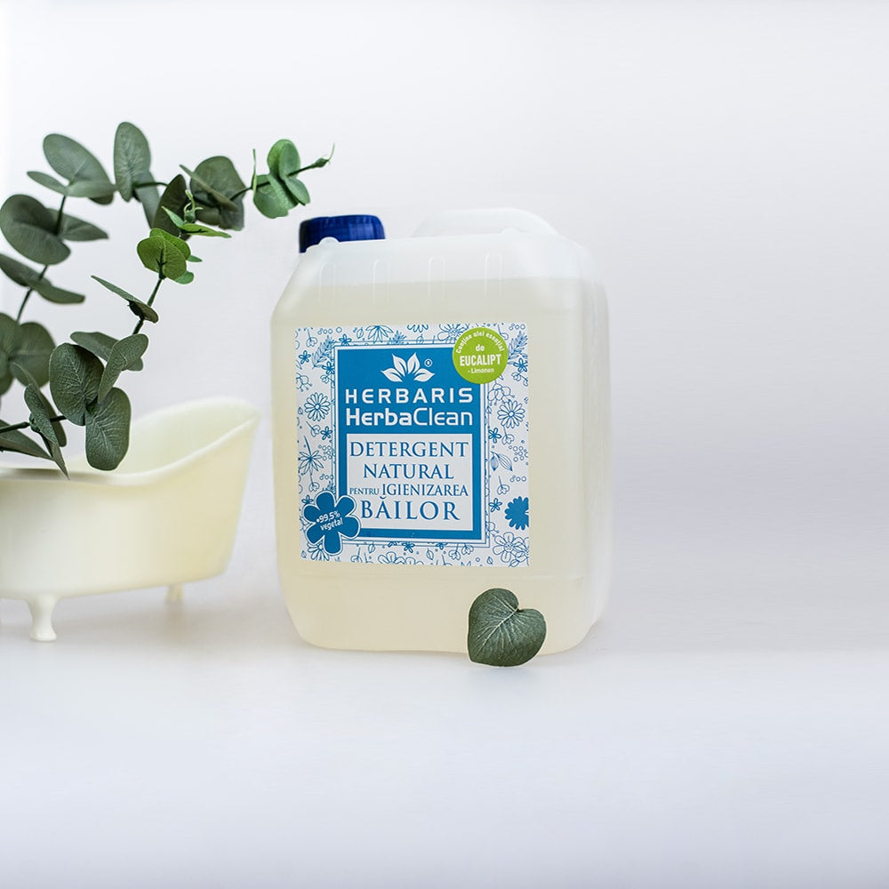 Detergent natural pentru igienizarea băilor cu ulei esential de Eucalipt, 5L image 0