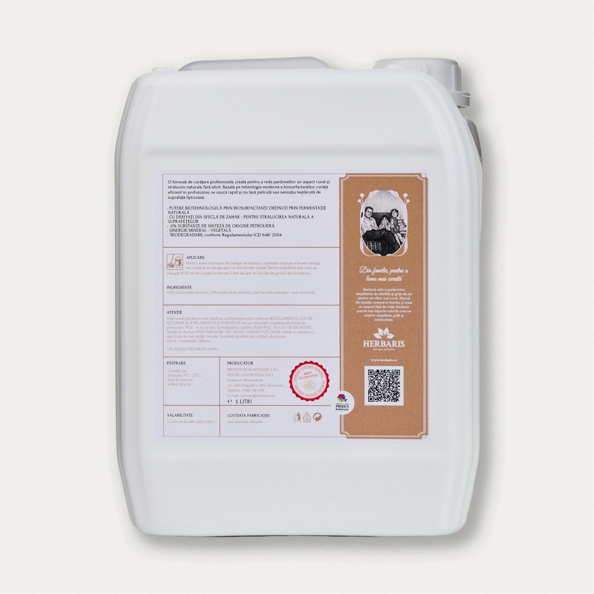 Detergent bio pentru pardoseală cu ulei esențial de Lavandă, 5 L, direct de la producător