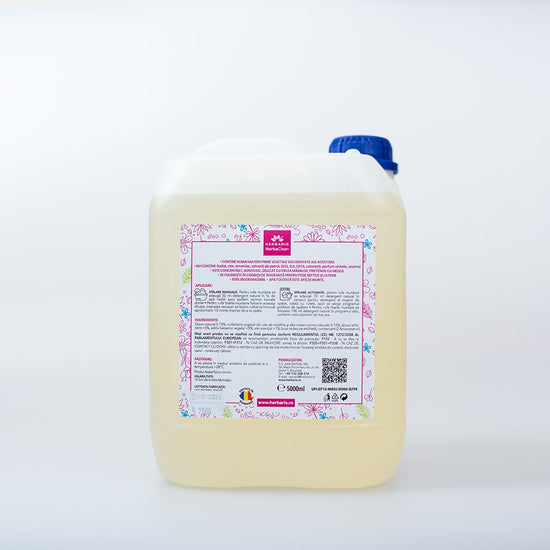 Detergent bio pentru rufe colorate cu ulei esențial de Mentă, 5 L, cu livrare națională