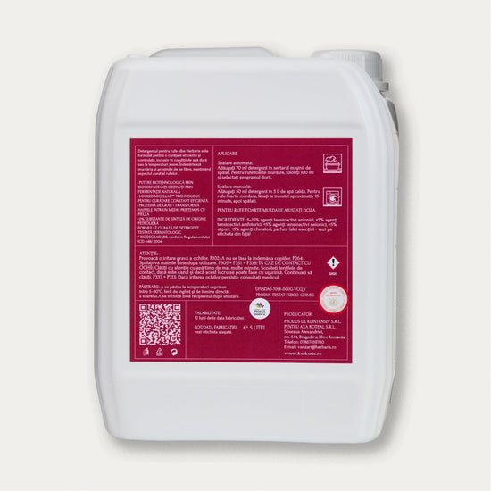 Detergent bio pentru rufe colorate cu ulei esențial de Roiniță, 5 L, cu livrare națională