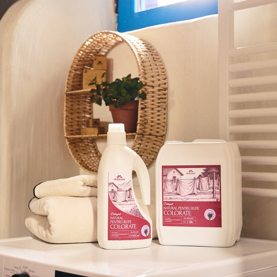 Detergent bio pentru rufe colorate inodor, 1500 ml, pentru îngrijirea rufelor