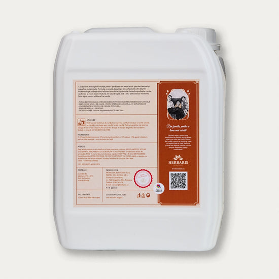 Detergent ecologic pentru podele parchet de lemn cu ulei esențial de Roiniță, 5L, BIO