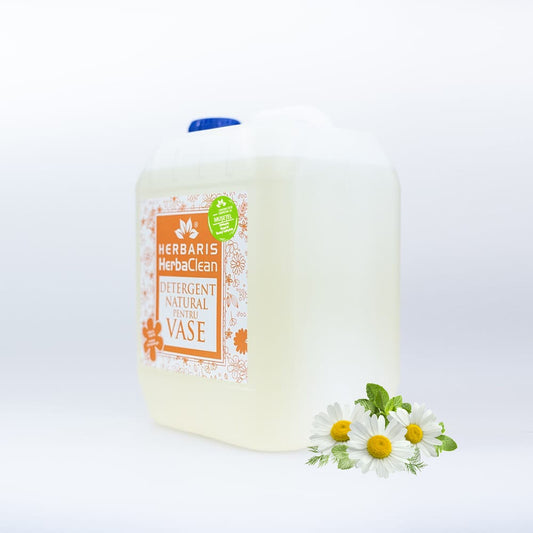 Detergent bio pentru vase bucatarie cu ulei esential de Mușețel, 5L comanda online livrare