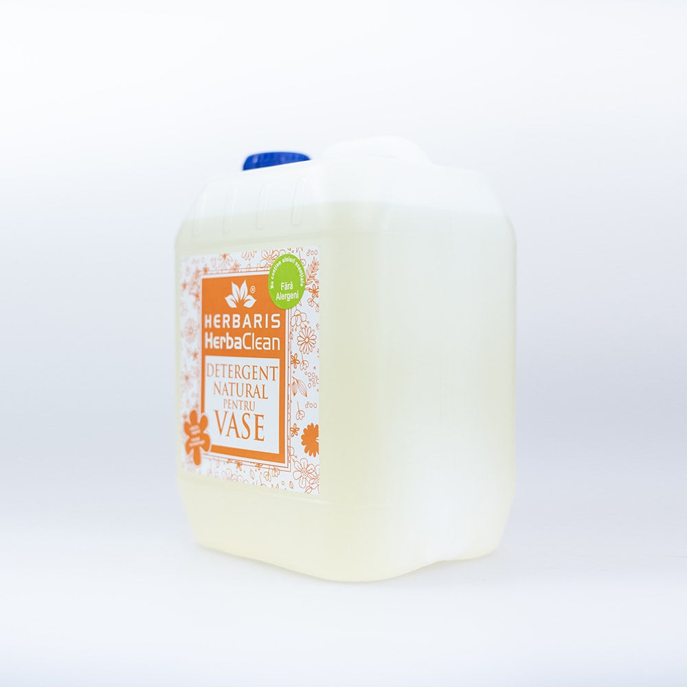 Detergent biodegradabil pentru vase inodor, 5 L, fabricat în România