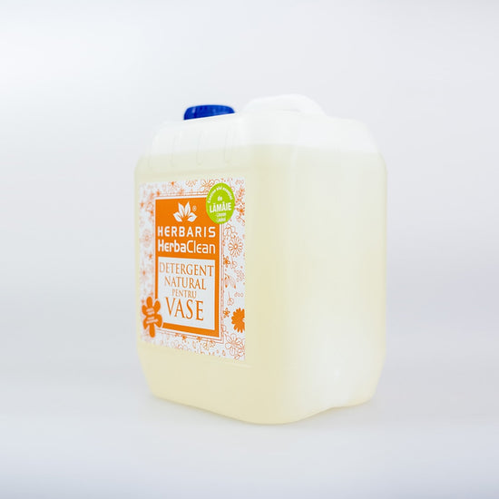 Detergent ecologic pentru vase cu ulei esențial de Lămâie, 5 L, pentru spălarea vaselor