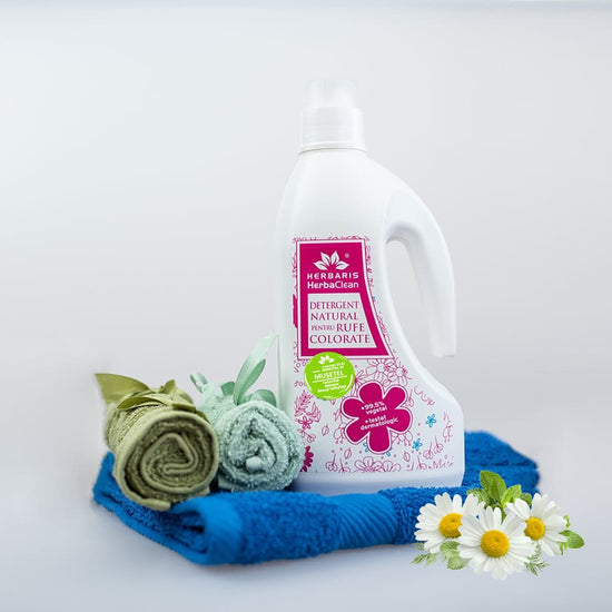 Detergent ecologic pentru rufe colorate cu ulei esențial de Mușețel, 1500ml -