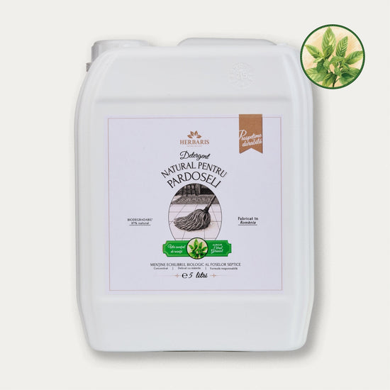 Detergent natural pentru pardoseală cu ulei esential de Roiniță, 5L