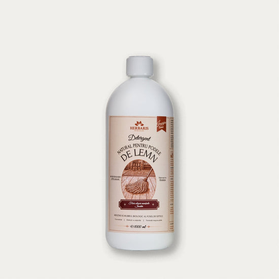Detergent natural pentru suprafete lemn parchet podea inodor fara miros parfum, 1000ml Herbaris