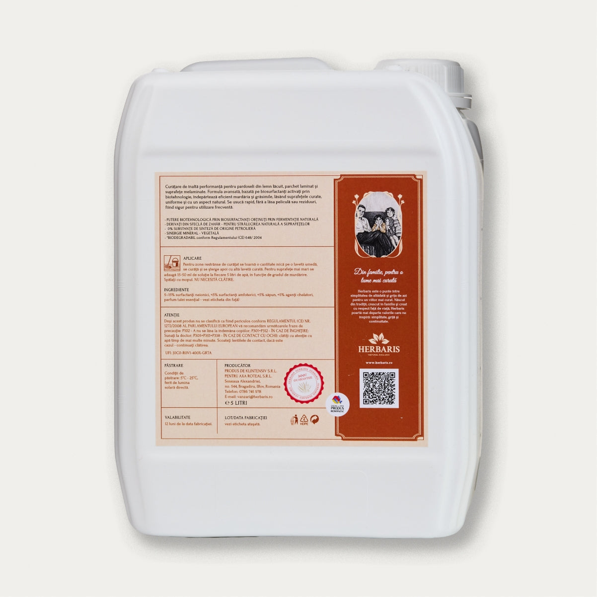 Detergent pentru podele de lemn cu ulei esențial de Citronella, 5L livrare rapida curier