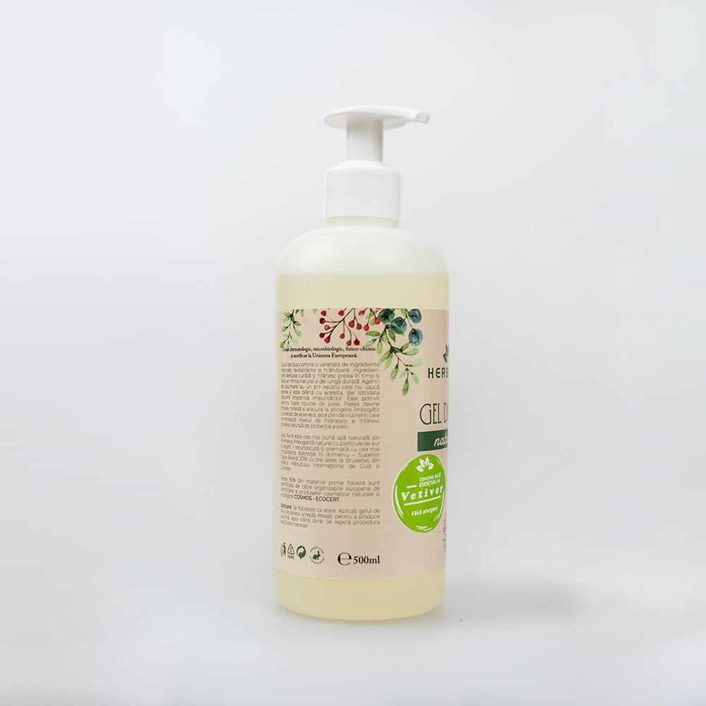Gel de Dus Natural cu Ulei Esential de Vetiver 500ML image 2