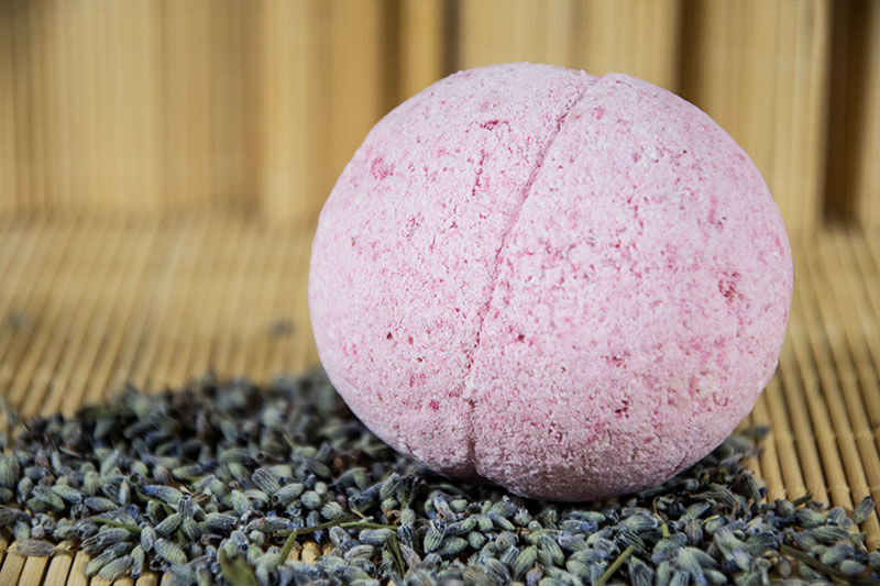 Bilă efervescentă cu lavanda, 90 g (± 10g) / buc image 1