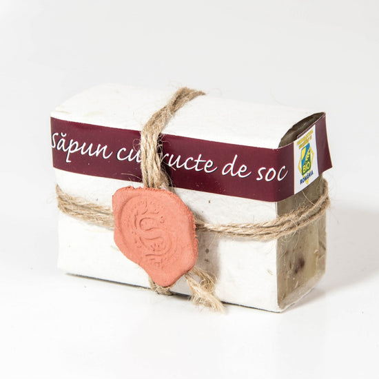 Săpun natural cu soc , 110gr(+/- 10gr) image 0